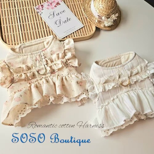 [予約販売] [Soso Boutique] Romantic cotten Harness