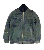 【bomber036】Msize 再構築リバーシブル 着物×ミリタリー中綿ボンバー KIMONO × military BOMBER JACKET
