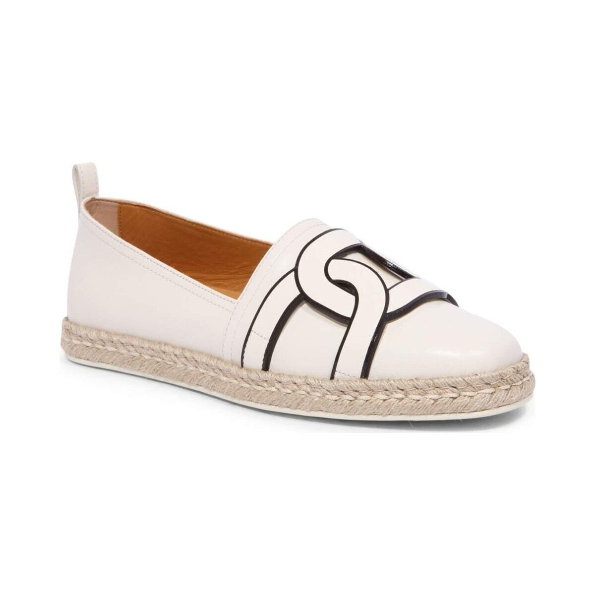 TOD'S トッズ レディース エスパドリーユ レザー アイボリー