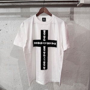 GODSIZE 2023 Made from Music CROSS TEE [WHITE]