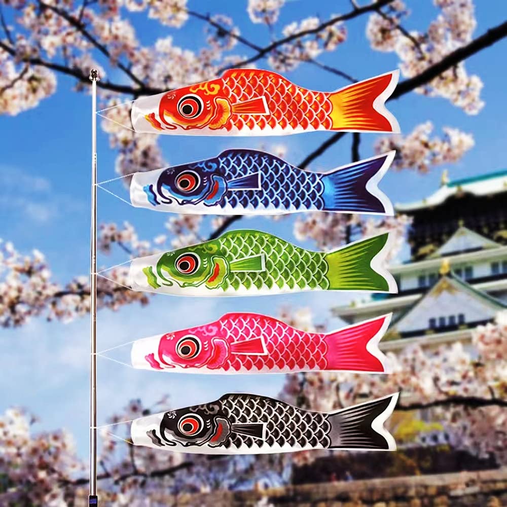 20cm 5個 鯉のぼり ミニ ??旗迷? こいのぼり ??溪流 鯉のぼり