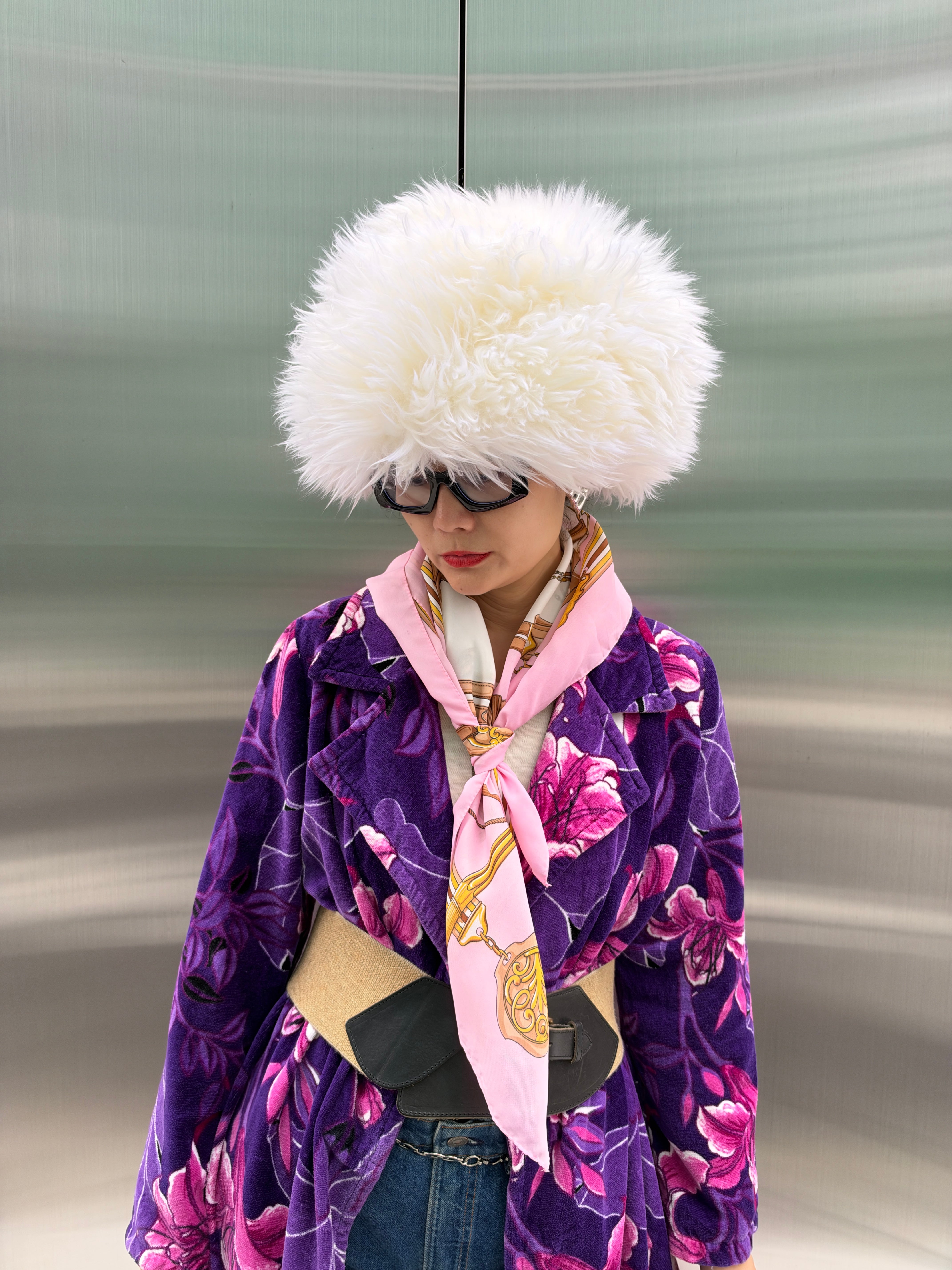 Vintage Uzbekistan fur hat