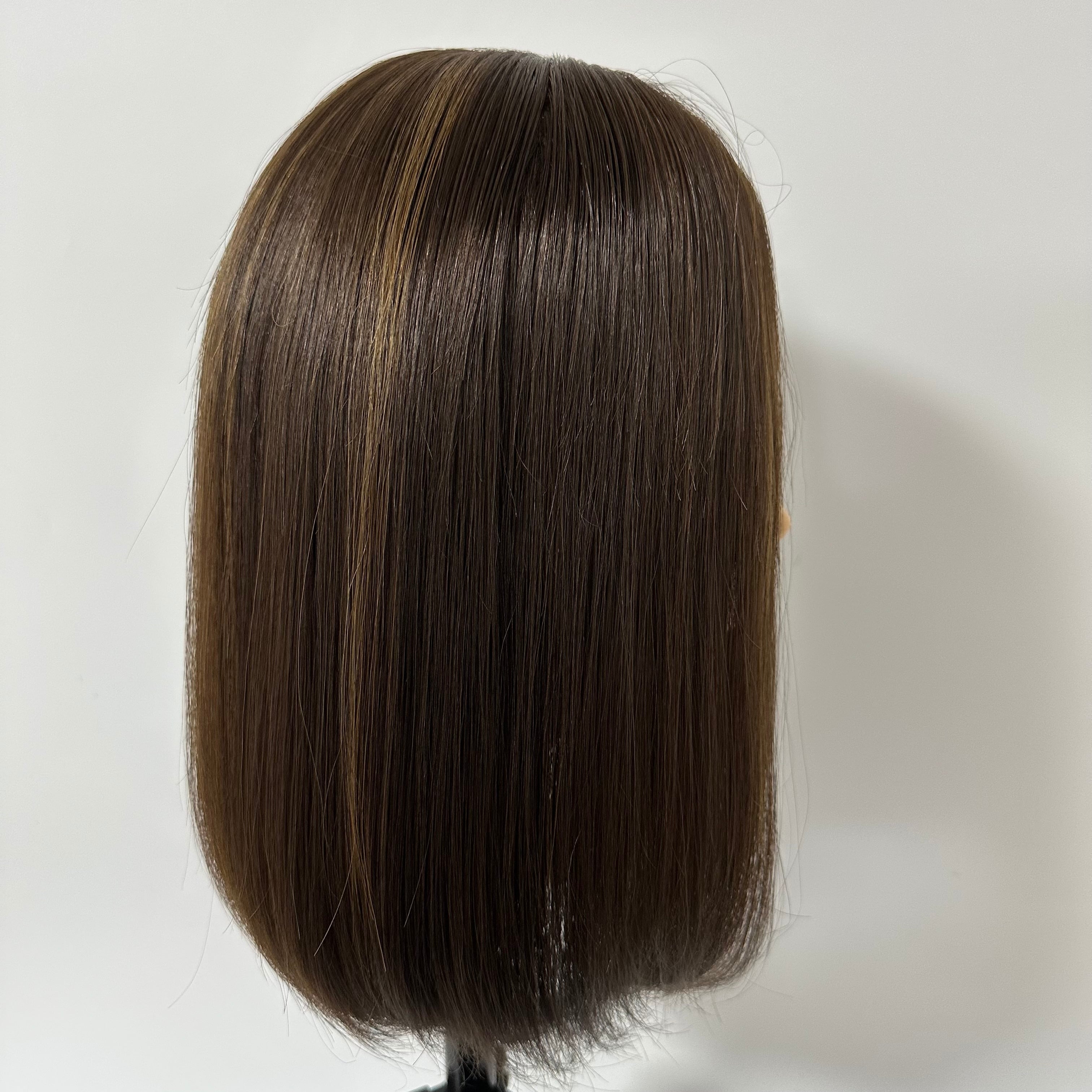 3Dウィッグ軽量 未カット 35cm ナチュラルブラウン系(隠しハイライト