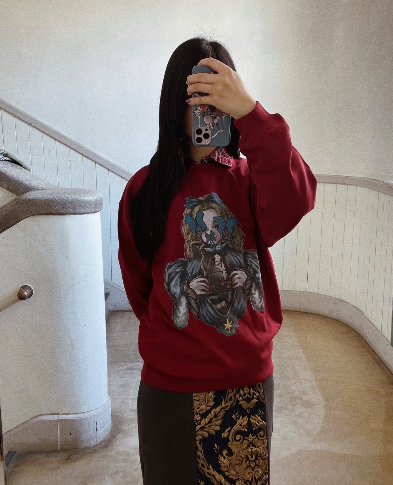 月の国のアリス　両面スウェット