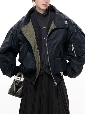 【26AW】Maison MIHARA YASUHIRO ミハラヤスヒロ / フライトジャケット /  Shifted Layer Flight Jacket