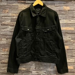 RALPH LAUREN 101–J TYPE DENIM JACKET BLACK