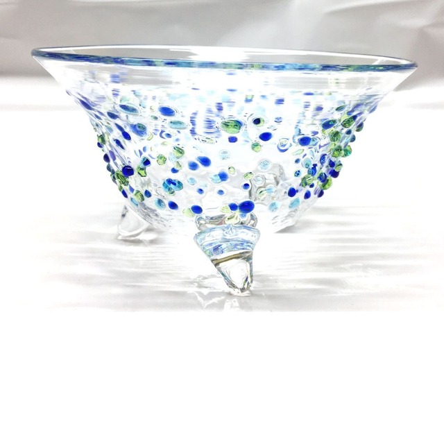 かき氷カップ デザートカップ パフェ・サンデーグラス ラグーン 琉球ガラス　おすすめ