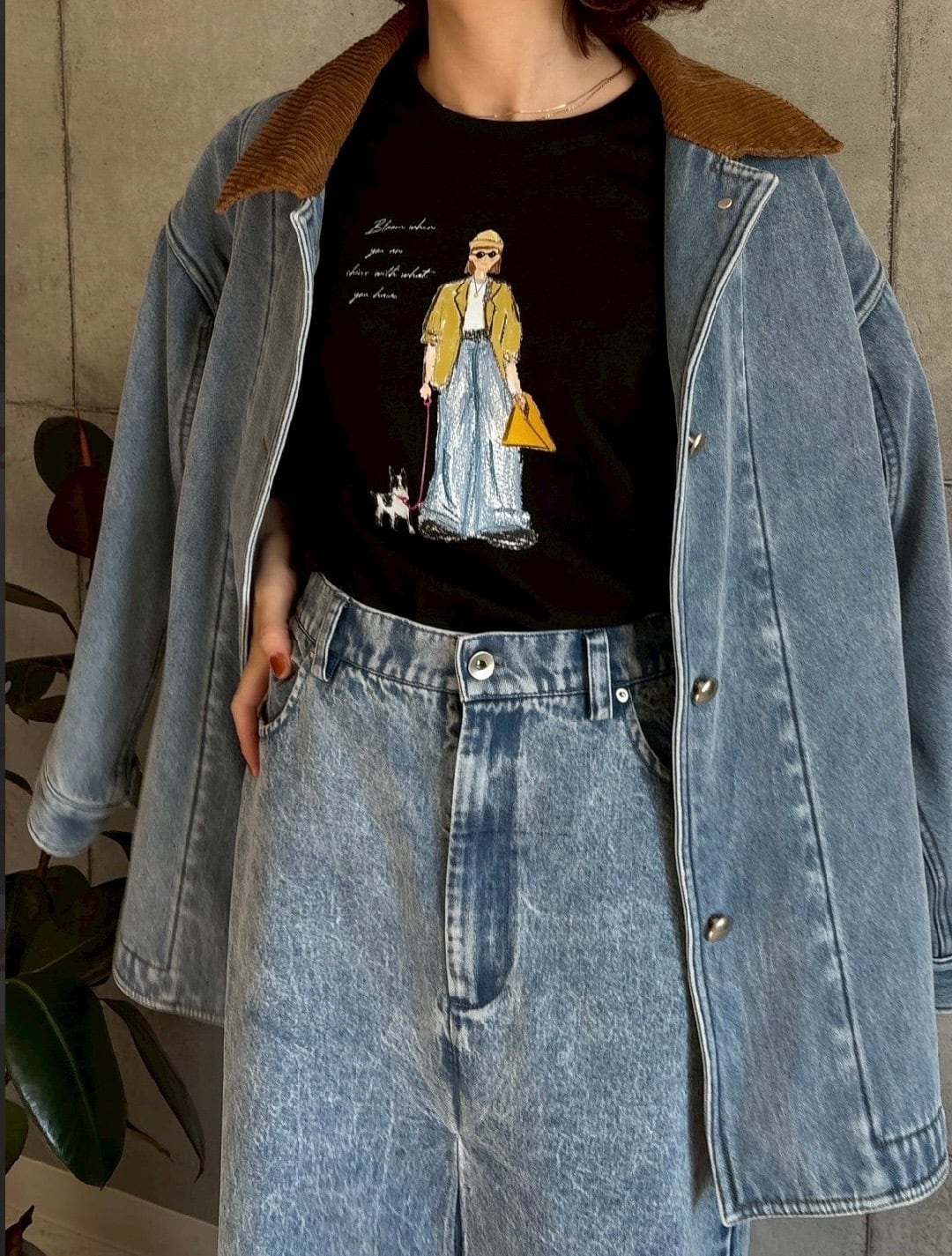 ROSIEE 】裏起毛デニムジャケット | valance 福井｜レディース