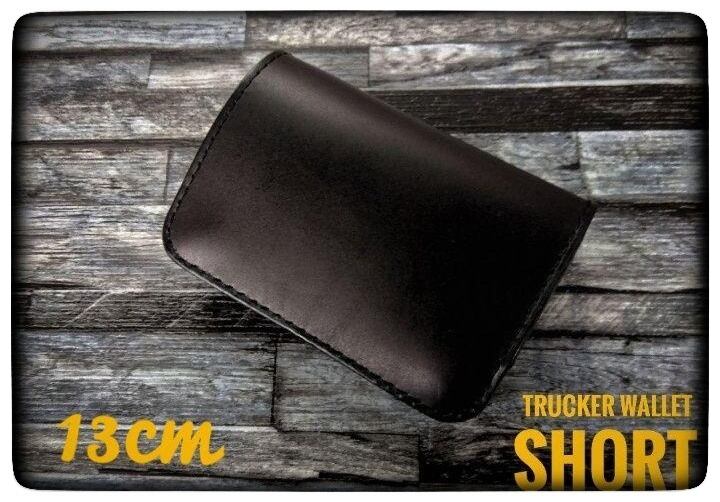 栃木レザー　トラッカーウォレット　茶芯ブラック 栃木レザー トラッカーウォレット 茶芯ブラック - メルカリ