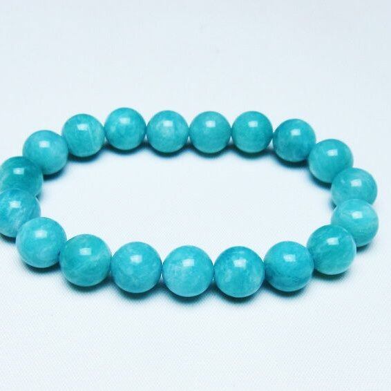 アマゾナイト ブレスレット 11mm 一点物 メール便可 [M便 1/10] 111-47690