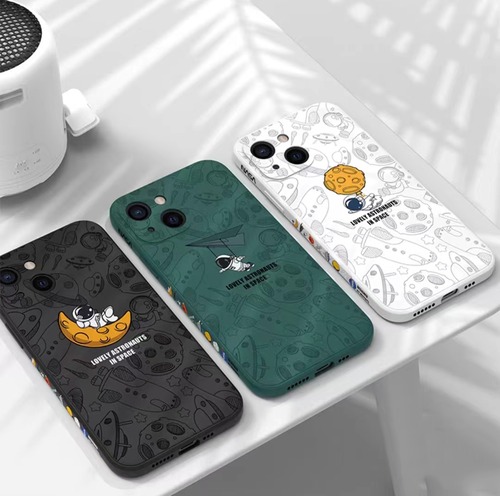 iPhone14Pro Max 14Plus 14ケース パイロット 月 可愛い マット アイフォン13カバー 宇宙テーマ 星 UFO カジュアル◎