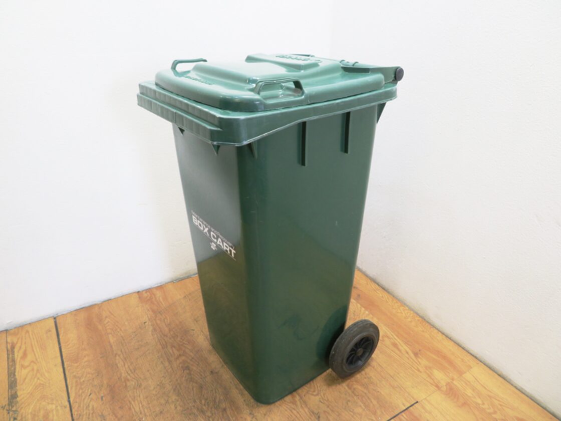 テラモト ボックスカート 大型ダストボックス 120L ① (KD14) | Pay ID