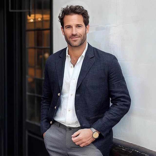 【新着ジャケット４色】春秋新型ヨーロッパコード・メンズスーツジャケット・カジュアル純色綿麻スーツコートクロスボーダー男性服上着