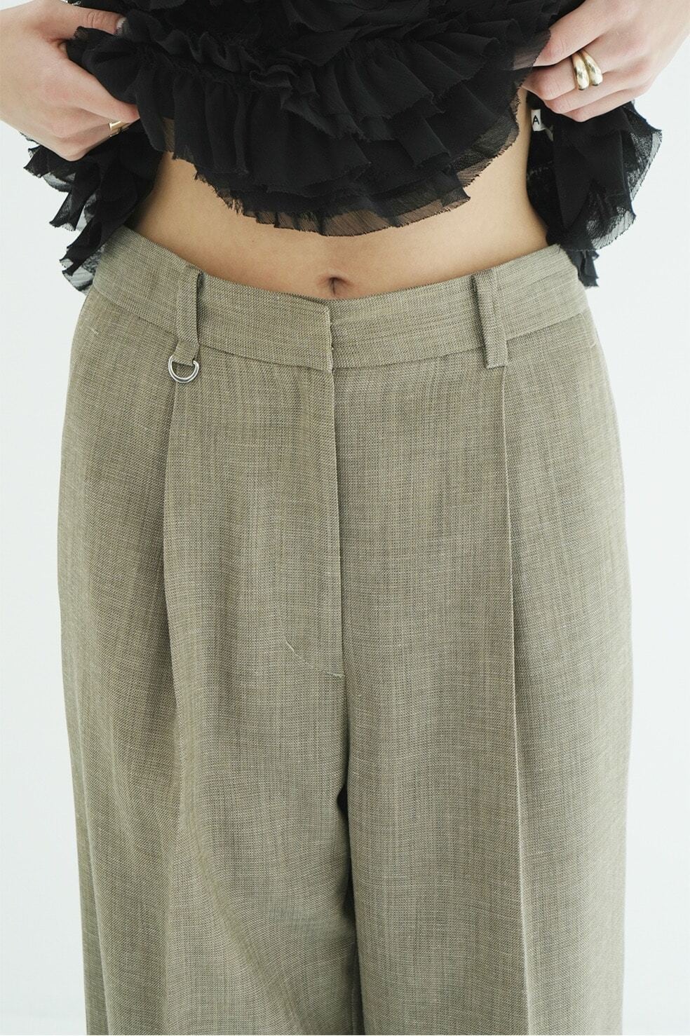 CLANE 2WAY TUCK STRAIGHT PANTS | FLICKA ASHIYA