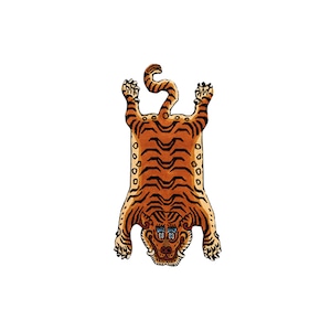 Tibetan Tiger Rug Size S/タイガーチベタンラグ/ラグ