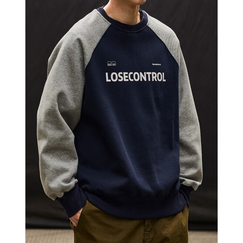 ロゴラグランスリーブスウェット C10781