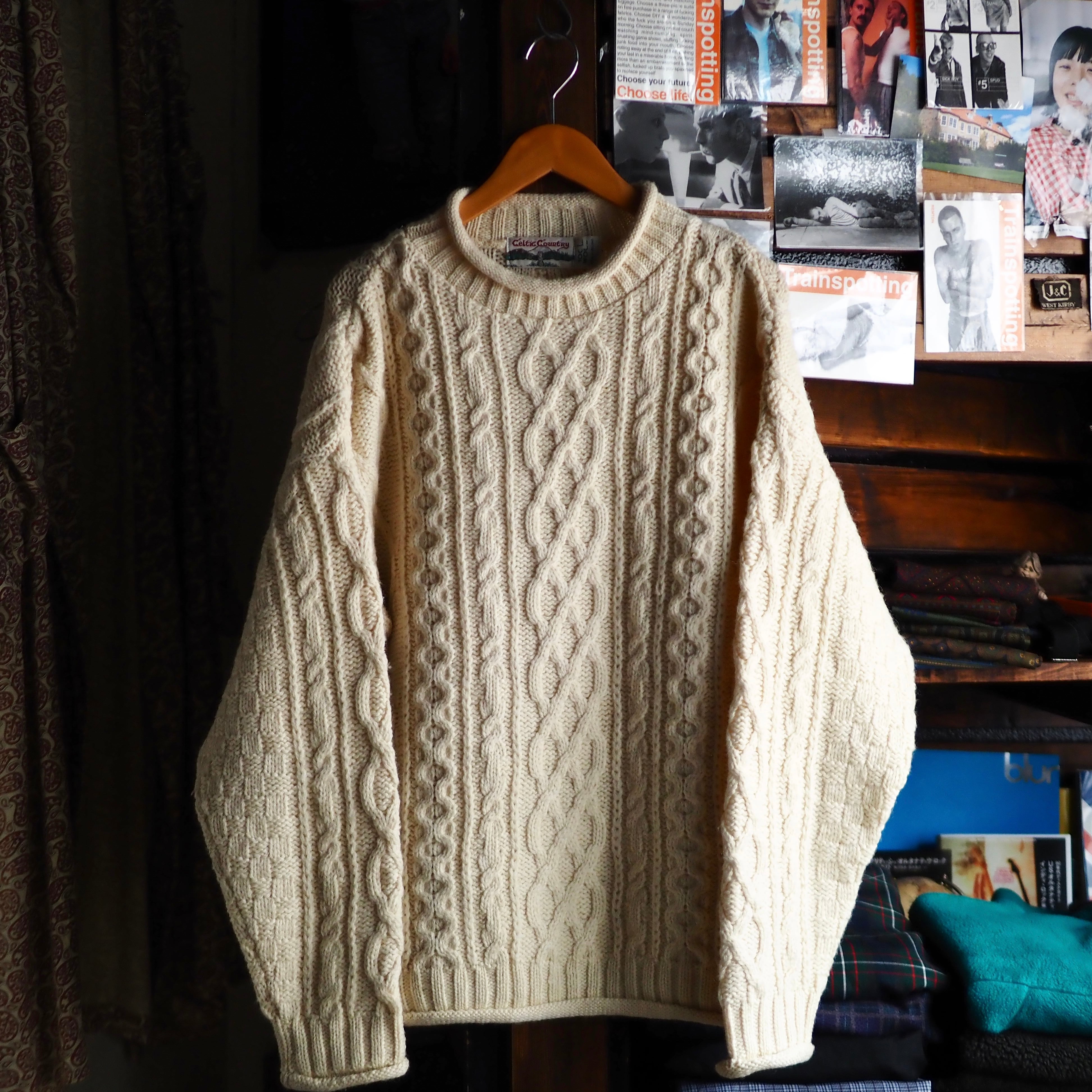 Oasis! Vintage Fisherman's Knit アイルランド製 ビンテージ