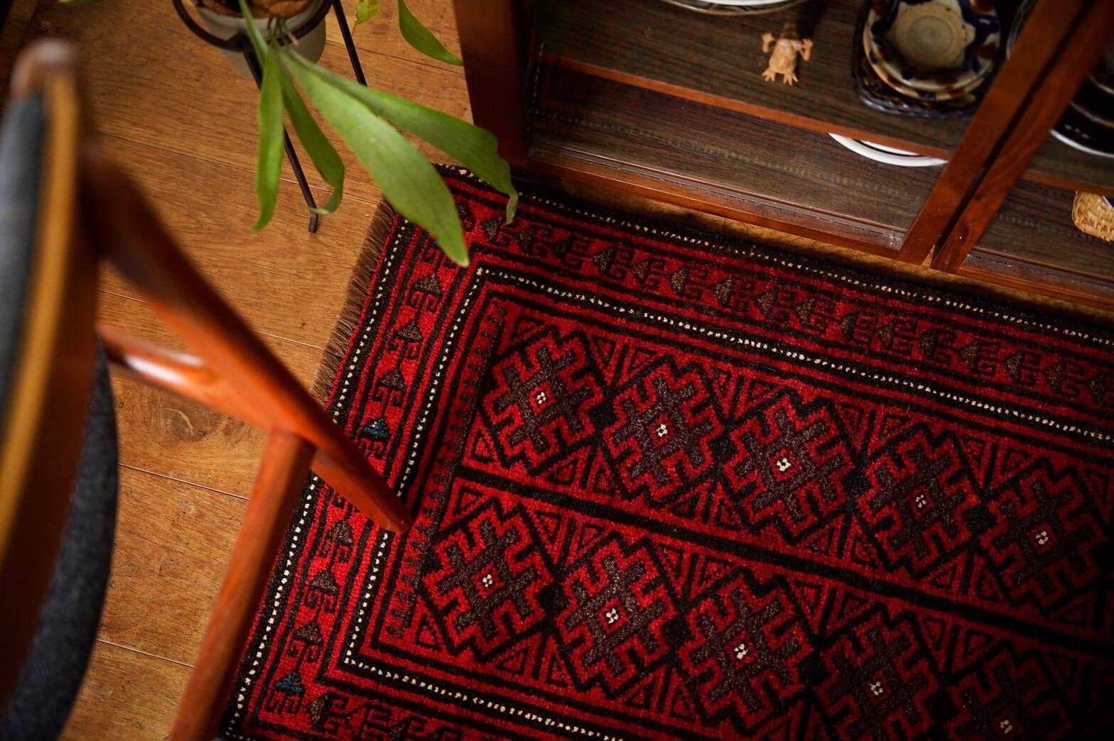 208 -Vintage Baluch rug