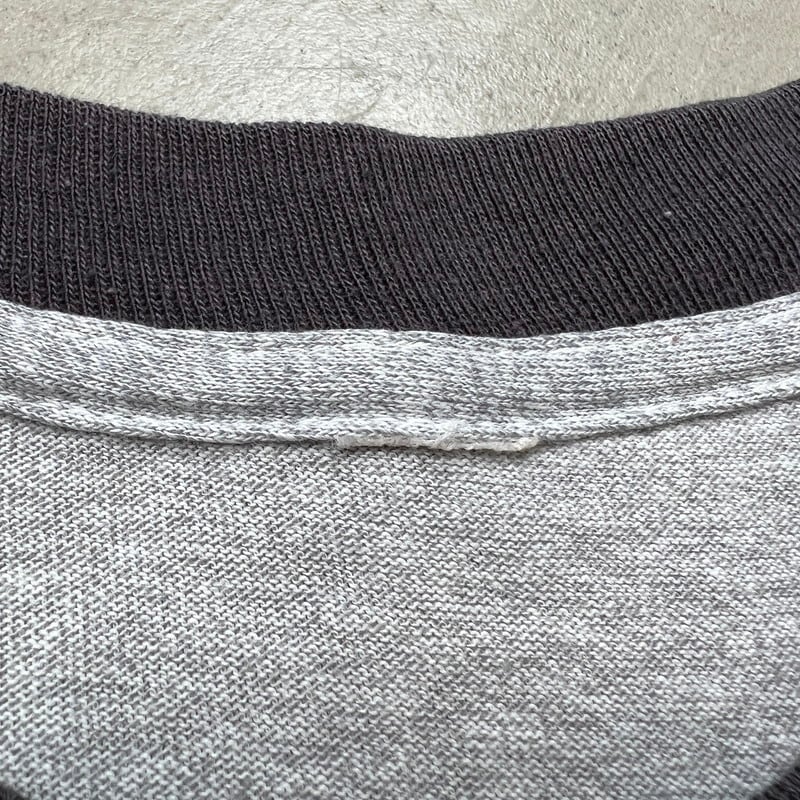 70's 80's WALT DISNEY PRODUCTIONS ミッキーマウス リンガーTシャツ