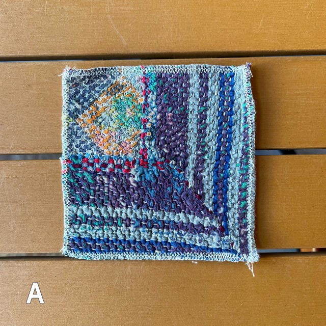 TOPANGA Kitchen India Vintage Lalli Quilt Coaster 20type　インド　ヴィンテージラリーキルトコースター　20種　コットン　グラス　メール便可