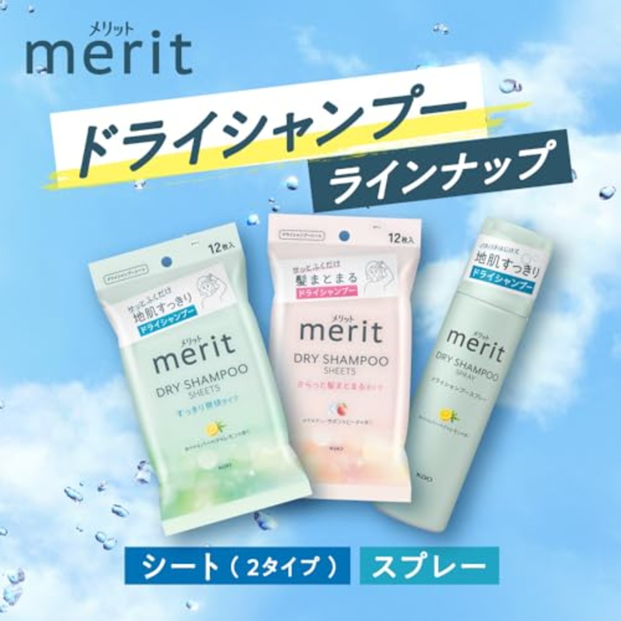 Merit メリットデイプラス ドライシャンプー 130g