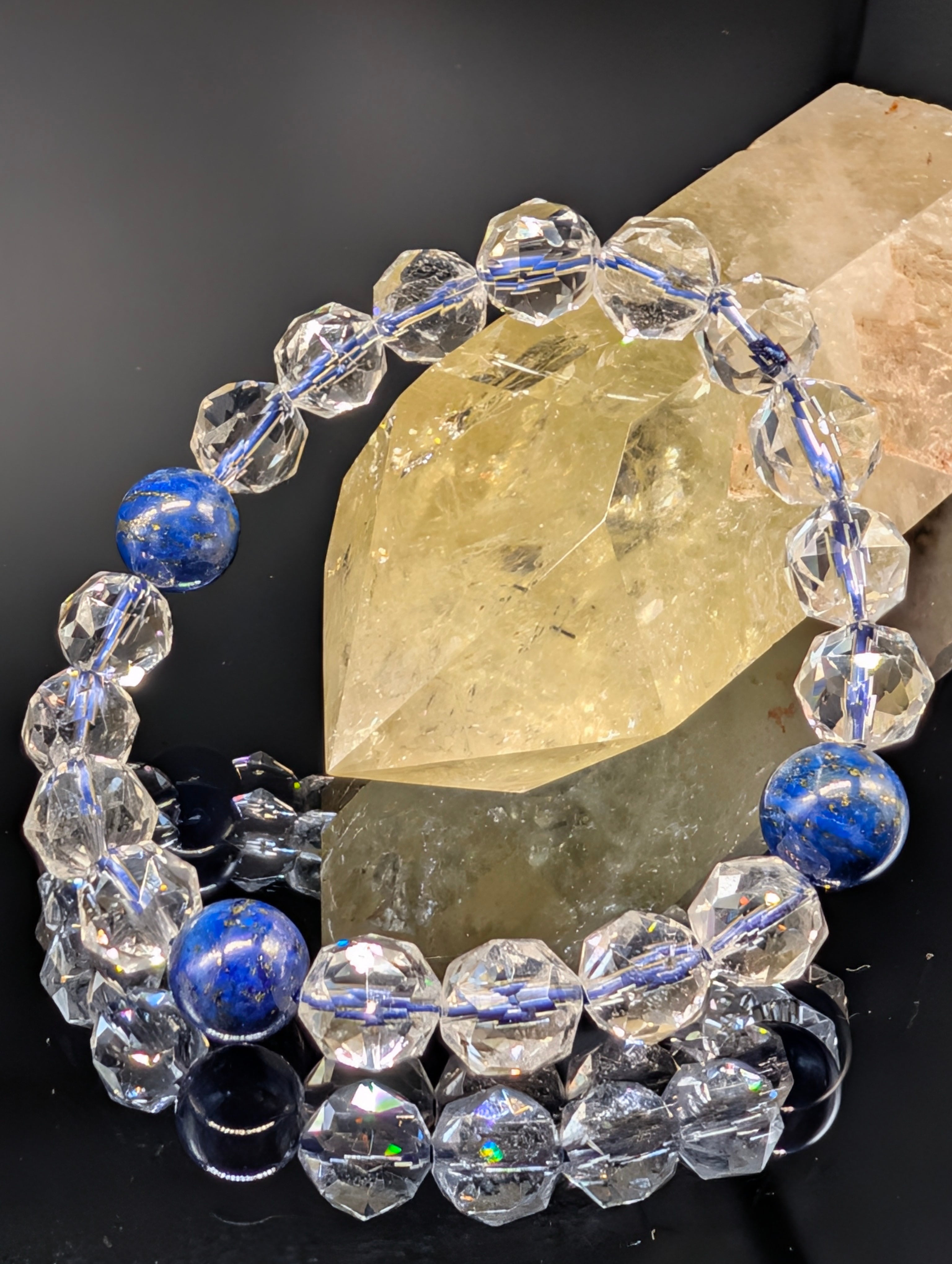 幸運・願望実現・開運】アイリスクォーツ(虹水晶) 8mm 【AAA＋