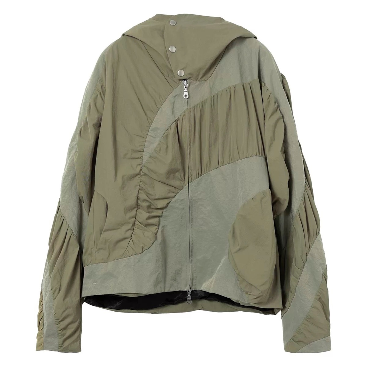 54A0 Spiral Wrinkle Zip Jacket