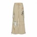 [BETWEENAND] American vintage suiso slimming print work pants