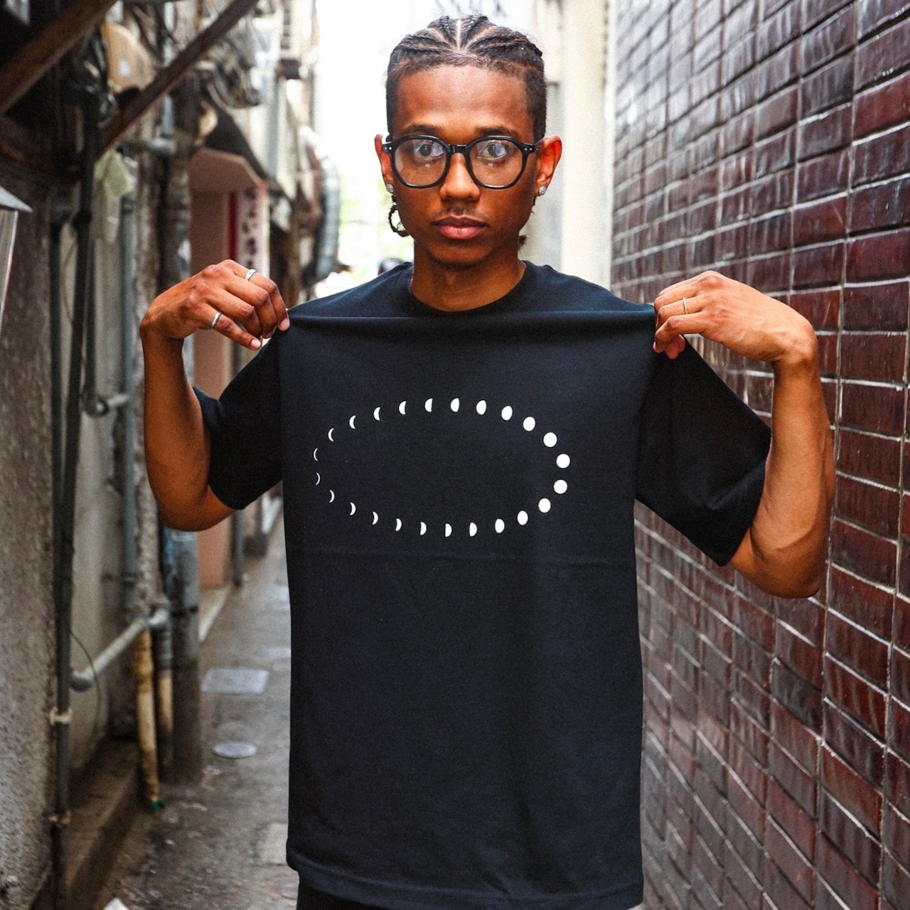 MOON PHASE PREMIUM COTTON BOX TEE