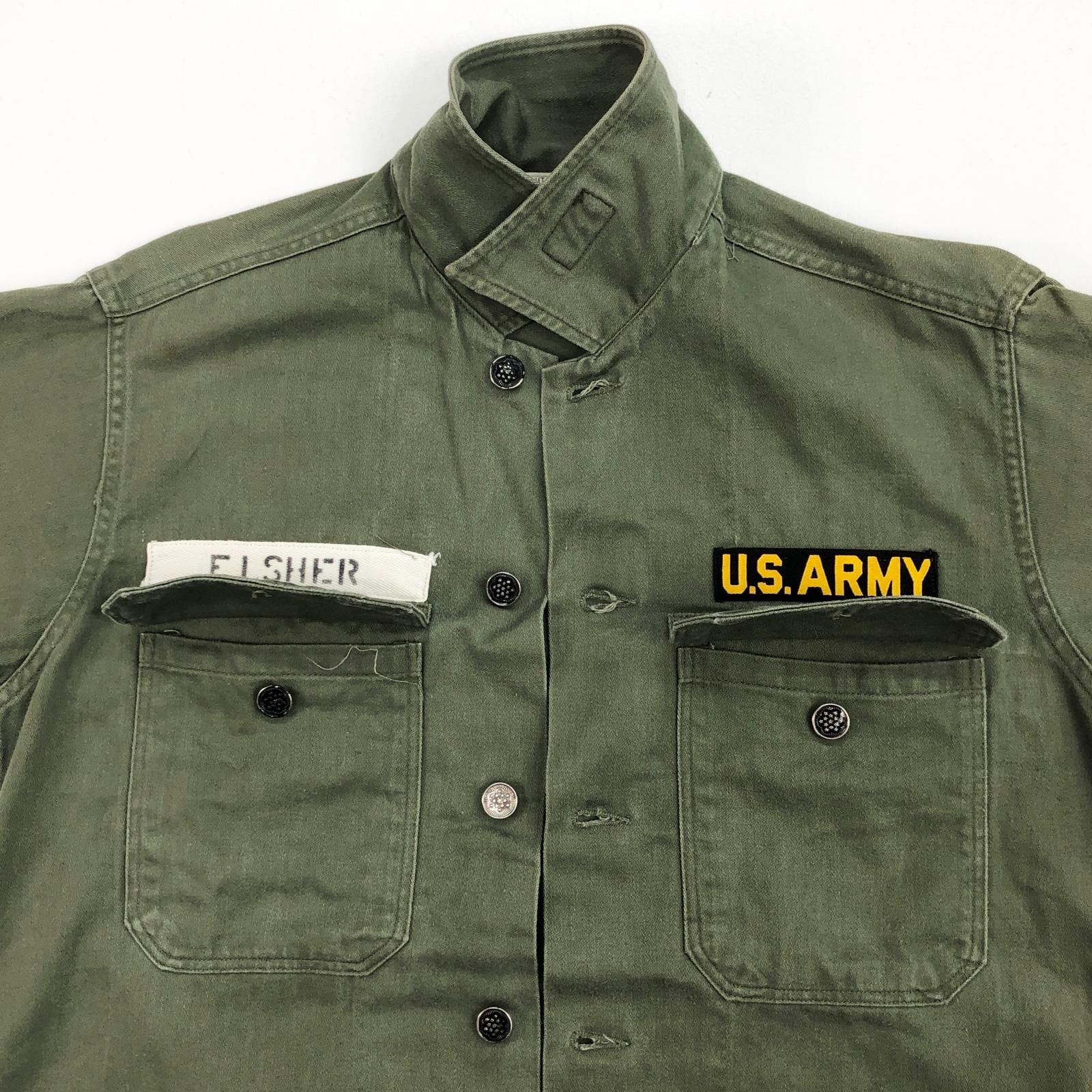 40〜50年代 US ARMY ユーティリティシャツ Sサイズ 40〜50年代 US ARMY ユーティリティシャツ Sサイズ