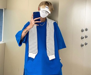 【韓国ファッション】無地半袖Tシャツ パンツ ツーピース 選べるセットアップ