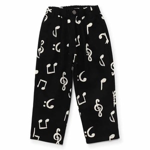 Music AOP Pants【90-140cm】Black