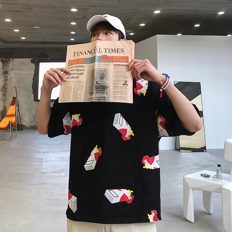 全3色 Tシャツ カットソー プリント カジュアル おしゃれ