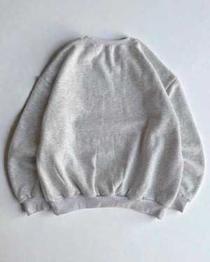 calm oversized tree farm sweat shir < white melange>