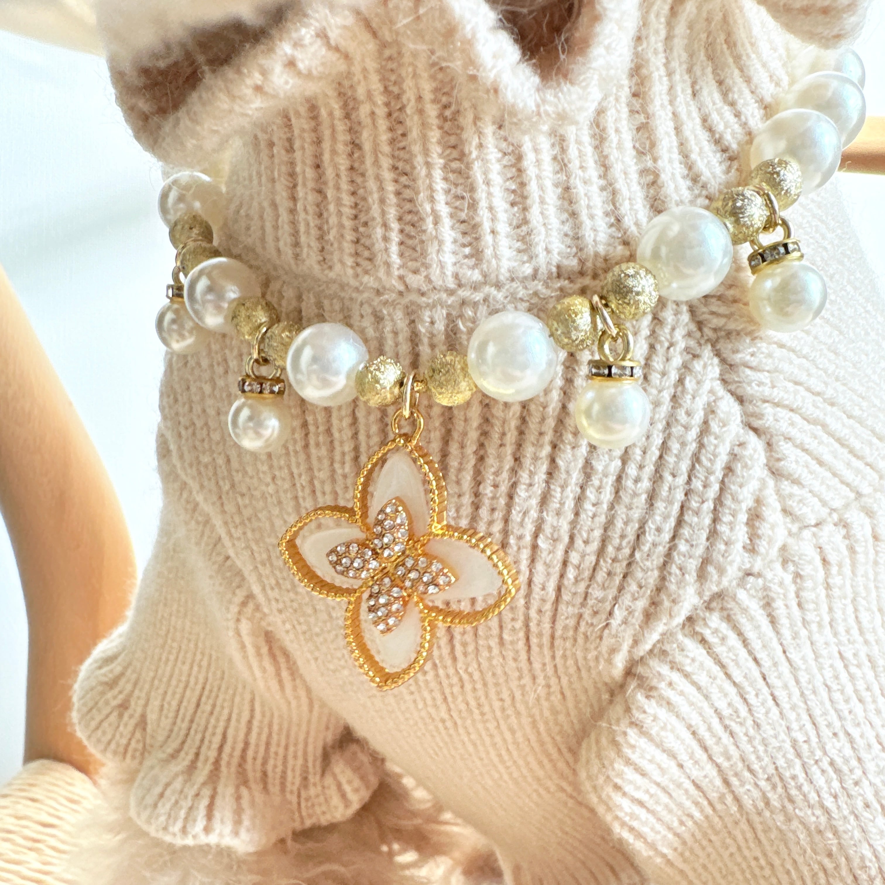 ゴールドパールネックレス