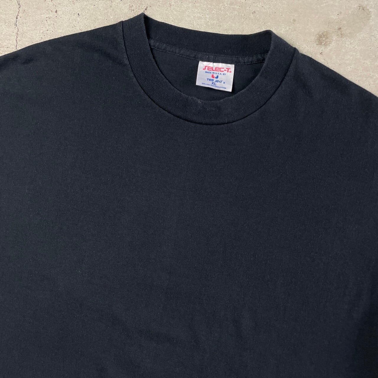 90年代 USA製 Tee Jays 無地 ブランクTシャツ メンズXL 古着 90s 