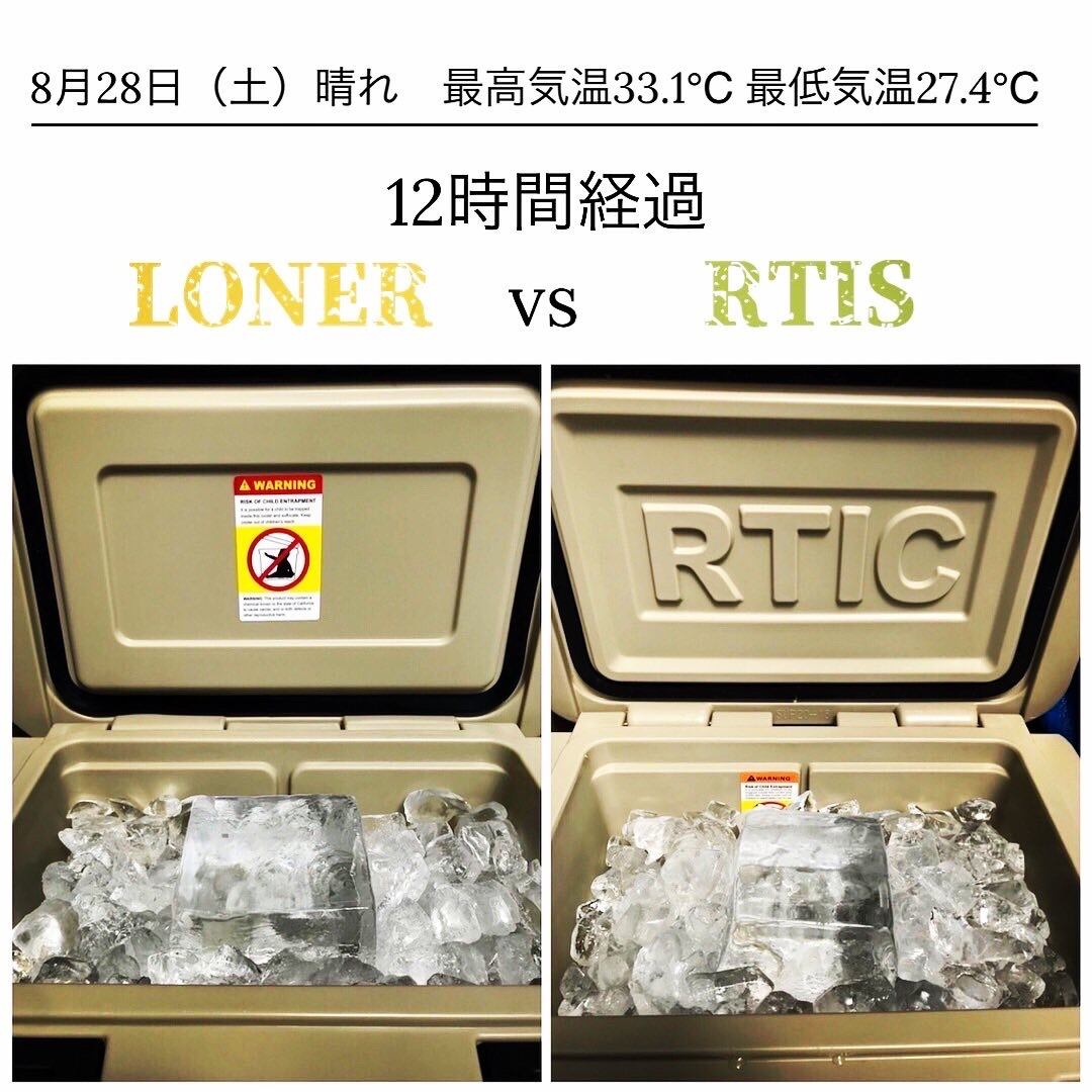 LONER】ICE Region cooler(アイスレギオンクーラー)20QT Gray(グレー