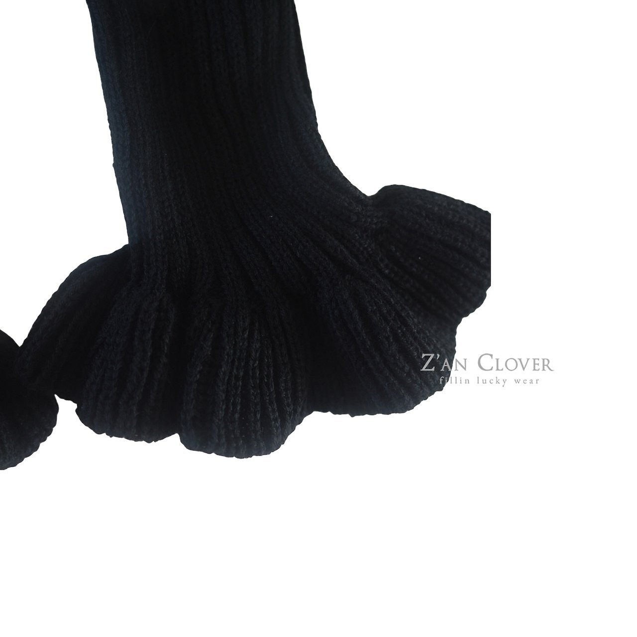 ZAN CLOVER［取寄］frill knit leg warmer 26winter