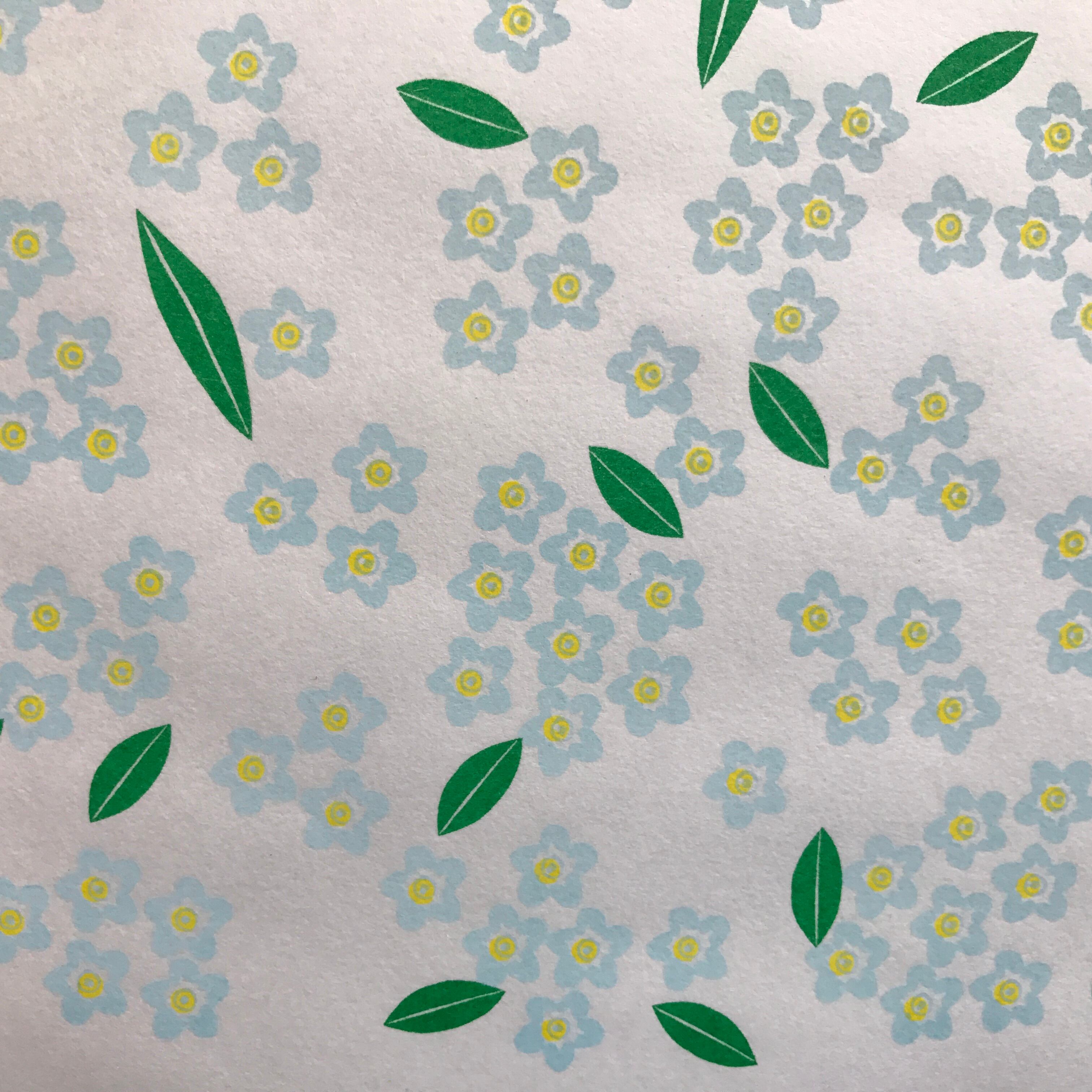 A4 paper (forget me not) | kanaexpress