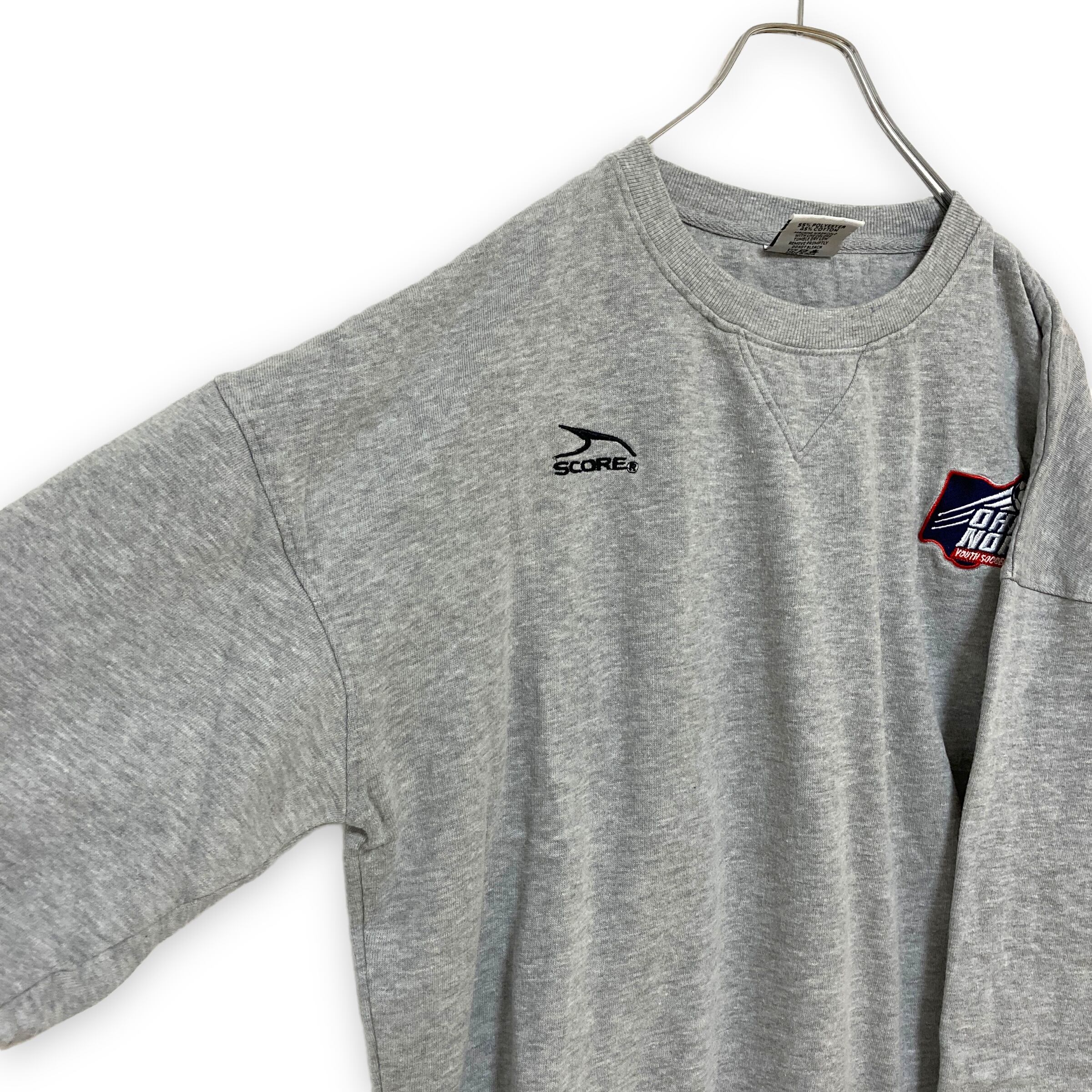 古着 ラッセル ミネソタ大学 刺繍カレッジスウェットトレーナー グレー メンズm Marketingagricola Pt