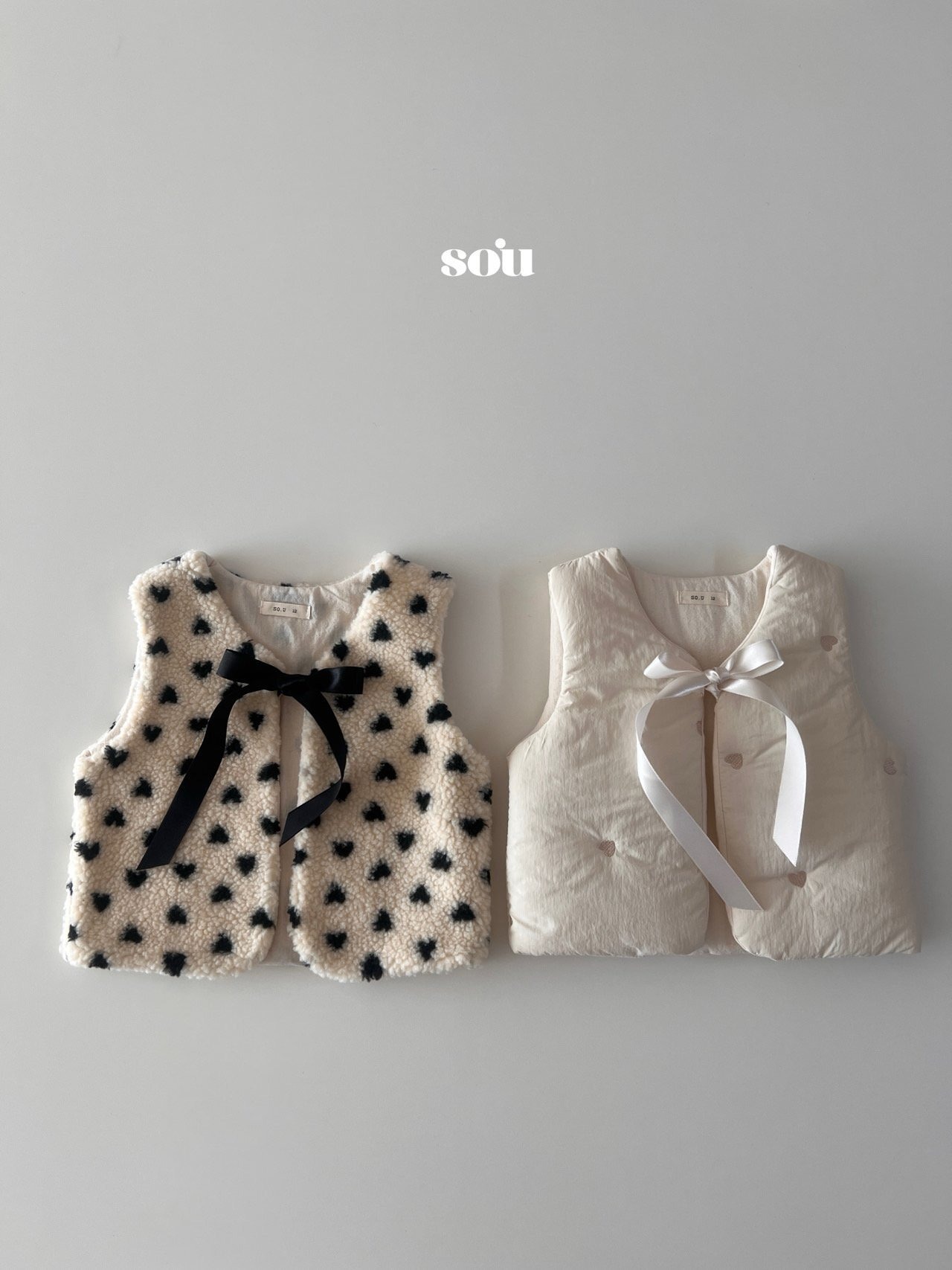 SO U［取寄］heart dumble vest 26winter