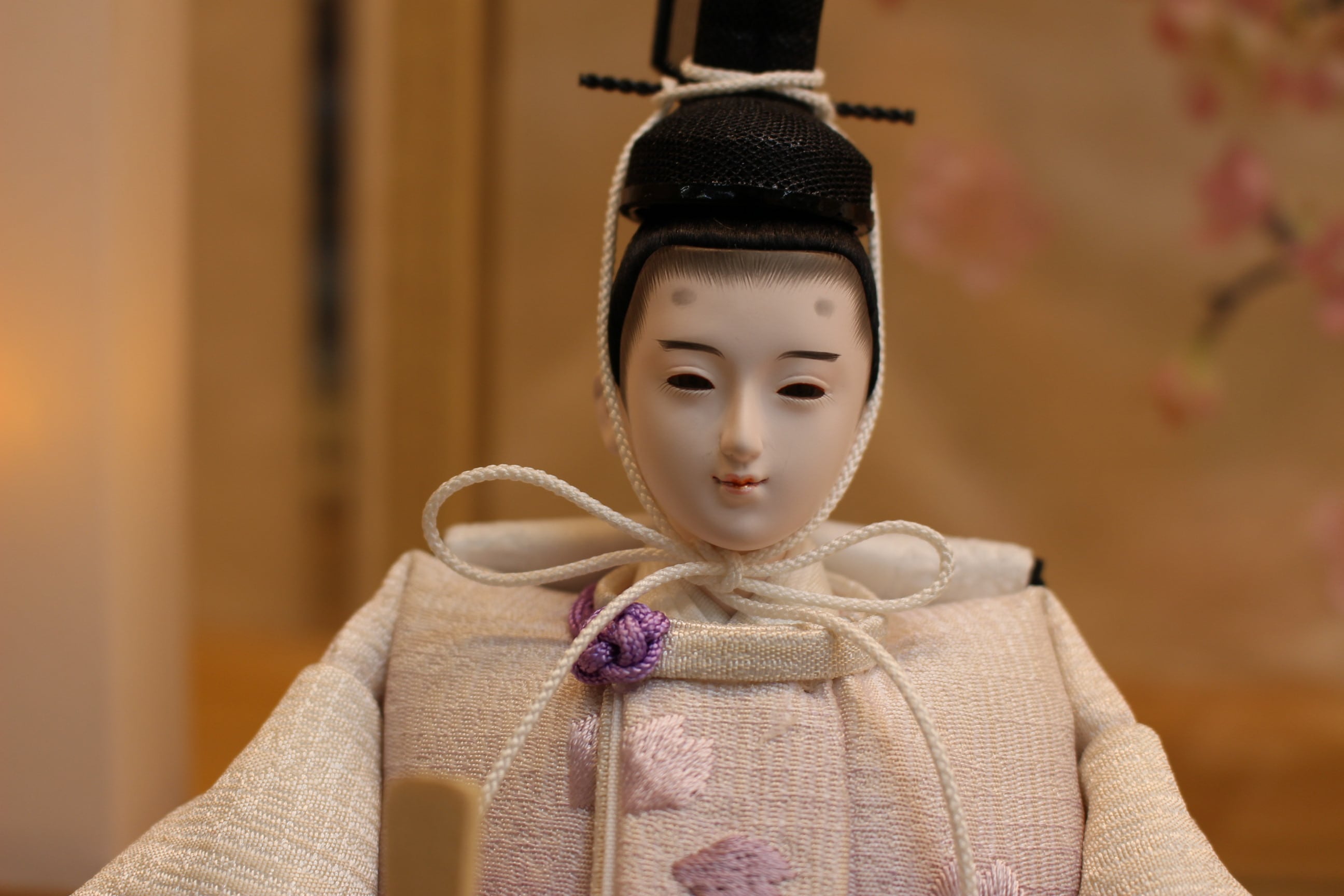 雛人形 Jardin/花園 田村芙紗彦 京十一番「宵桜」小桜紫暈し | SHIMADA