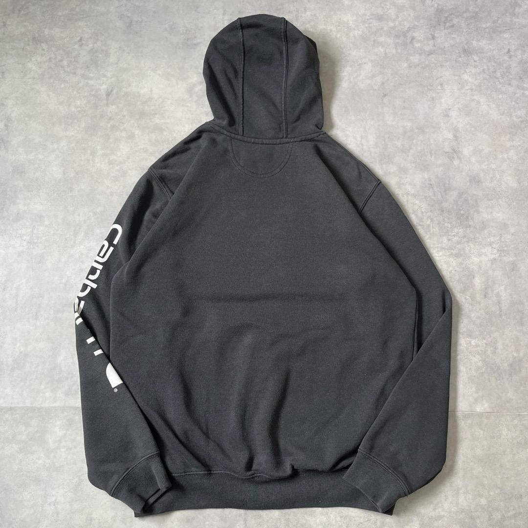 carhartt カーハート パーカー 古着 アクティブ M 黒 17976