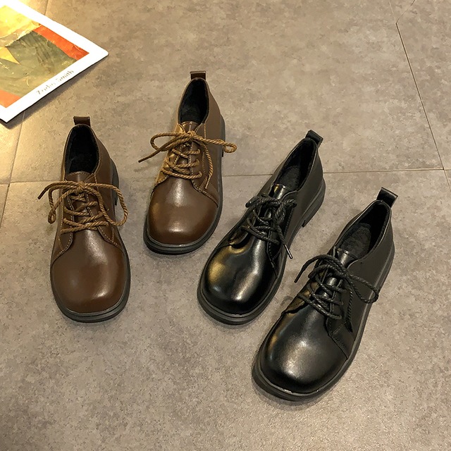 シングルレディーススプリングレッドレースブラックレザー 靴 シューズ 春物 部族の婦人靴5029231026