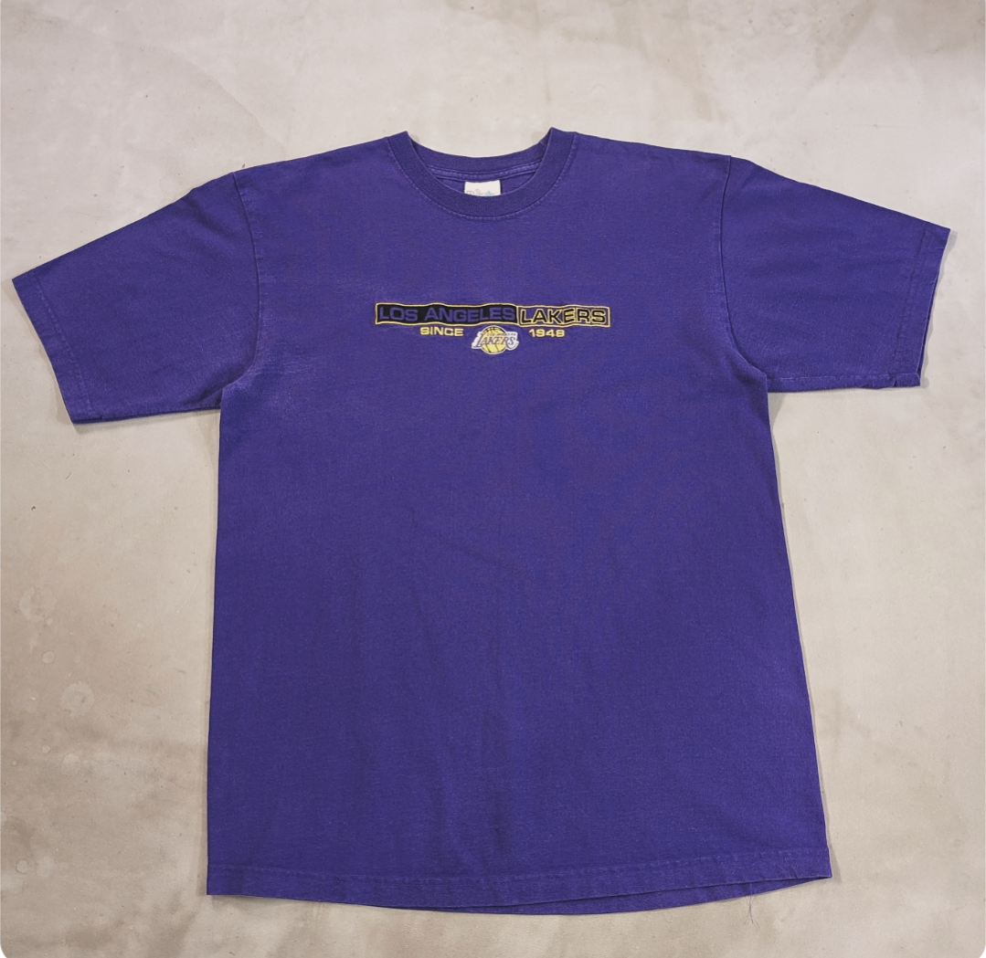 majestic losangeles lakers embroidery tee 小岩店