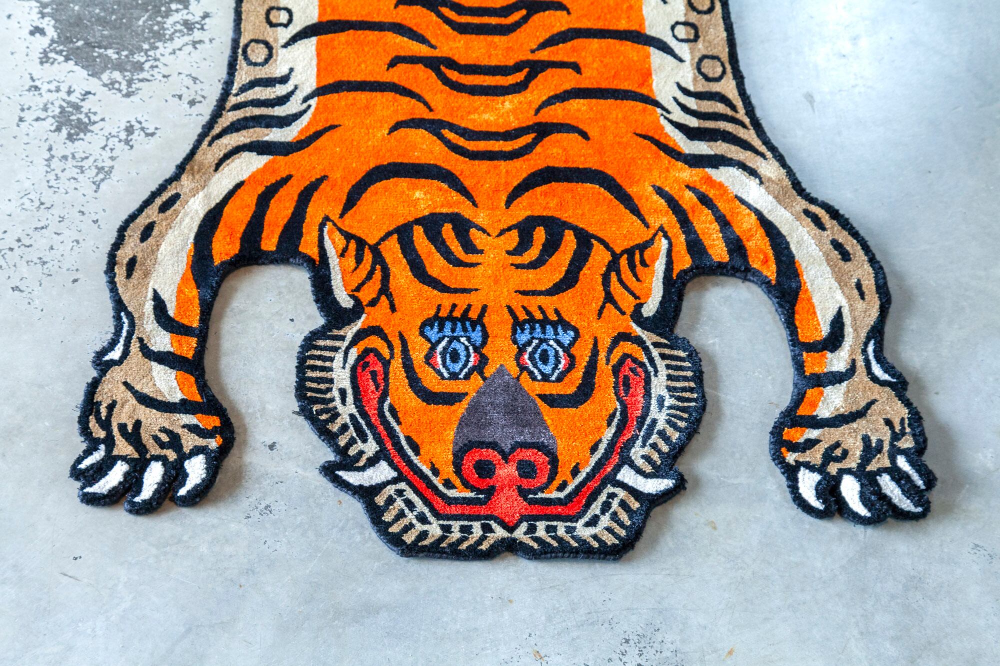 Tibetan Tiger Rug 《Mサイズ•シルク015》チベタンタイガーラグ