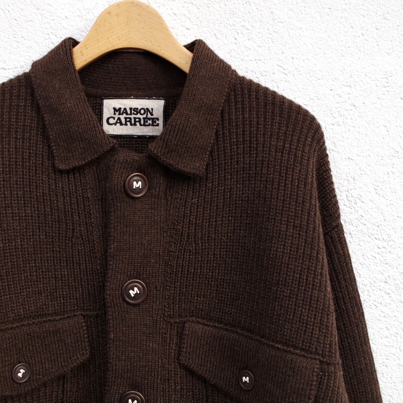 MAISON CARRÉE WOOL G-Jyan  "BROWN"　