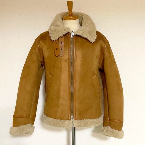 Eco Mouton Jacket　Camel