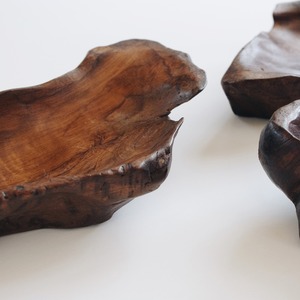 Teak incense holder