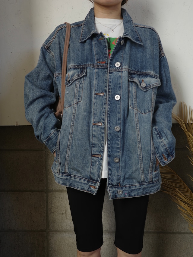 <vintage>over denim jacket